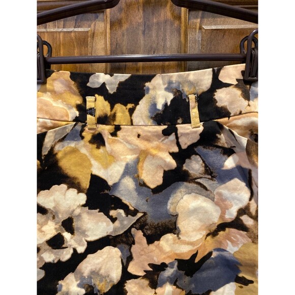 Cato Skirt Size  8 Fitted Zipper Back Belt Loops Kick Pleat Pockets Work Wear - Picture 2 of 10